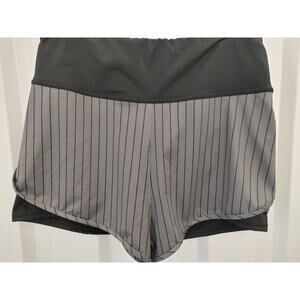 Inphorm Shorts Petra Double Layer Large Gray Black